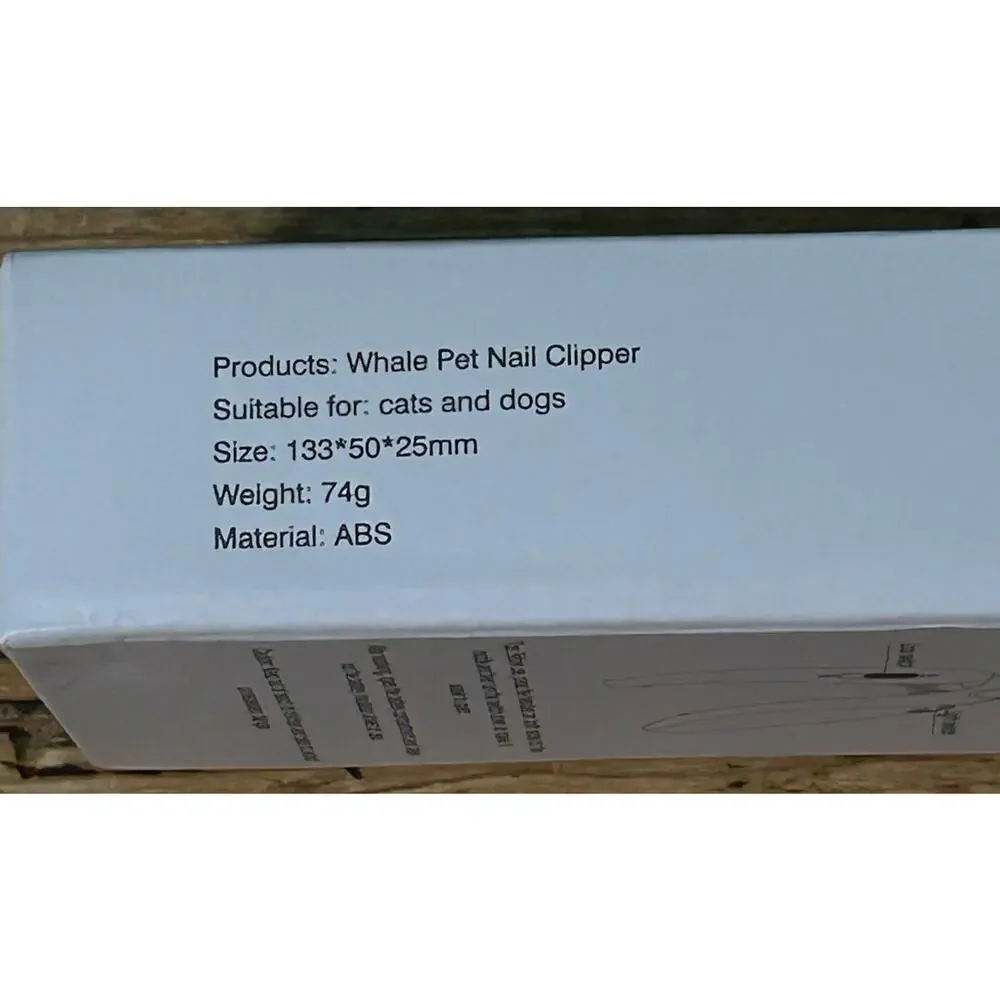 Whale Pet Nail Clipper NWT Color Coffee